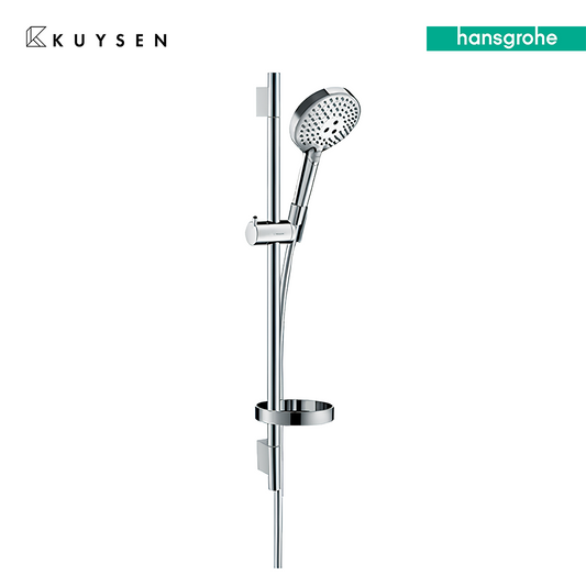 Hansgrohe S Puro 65cm wall bar set with 120 3jet PowderRain 27654.000