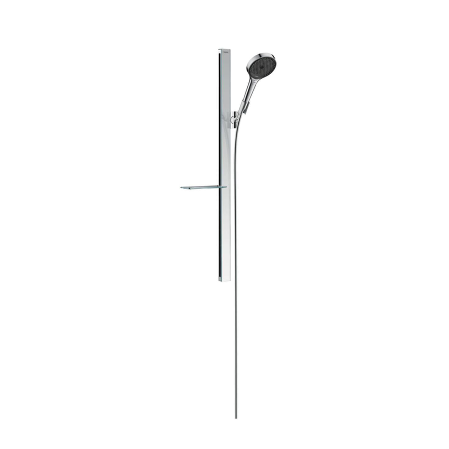 Hansgrohe Rainfinity Shower set 130 3jet with 90cm bar and shelf 27671.000