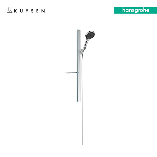 Hansgrohe Rainfinity Shower set 130 3jet with 90cm bar and shelf 27671.000