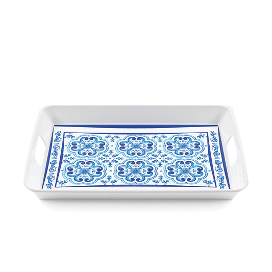 Guzzini Blues tray w/handles rectangle 47.7x34xh5.3 cm