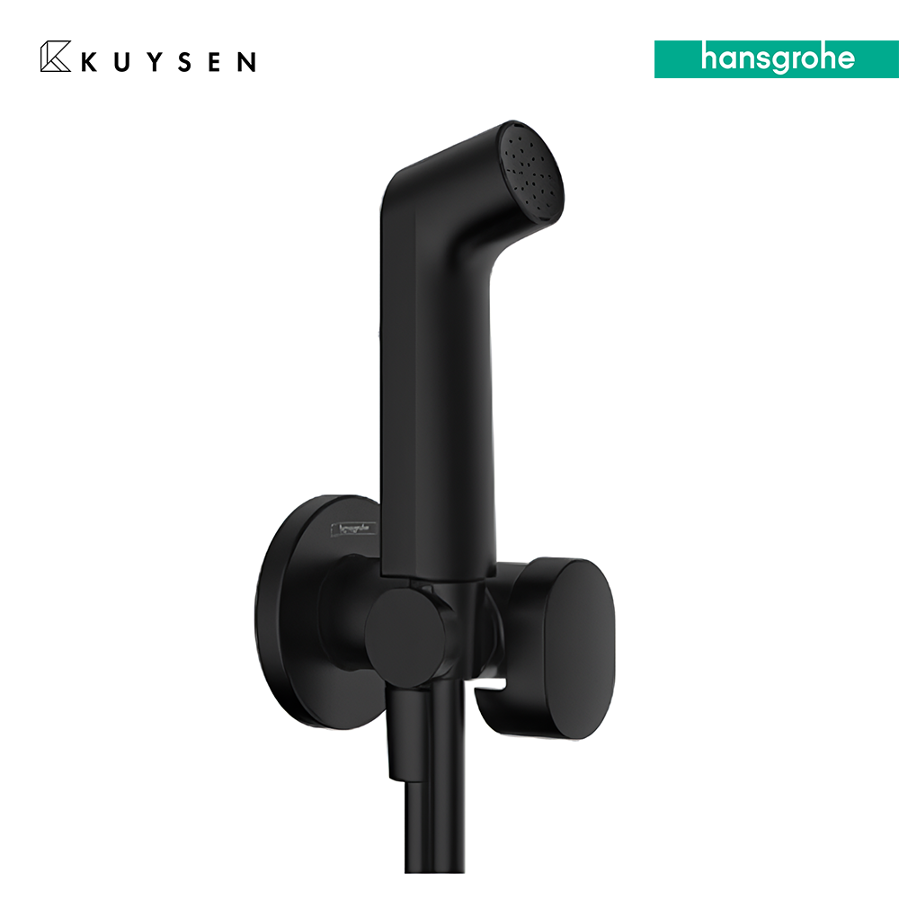 Hansgrohe Shattaf S bidet 1jet with holder, Brass Black 29230.670