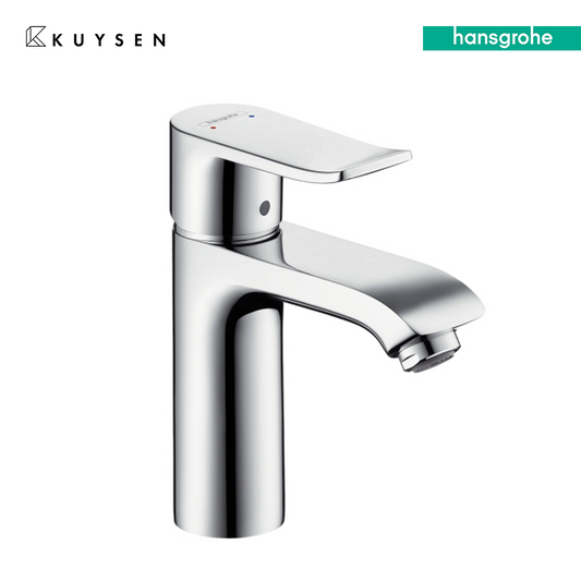 Hansgrohe New Metris Basin mixer 110 with pull rod waste set 31080.000