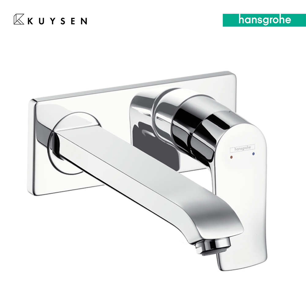 Hansgrohe New Metris Wall basin mixer 225mm spout 31086.000