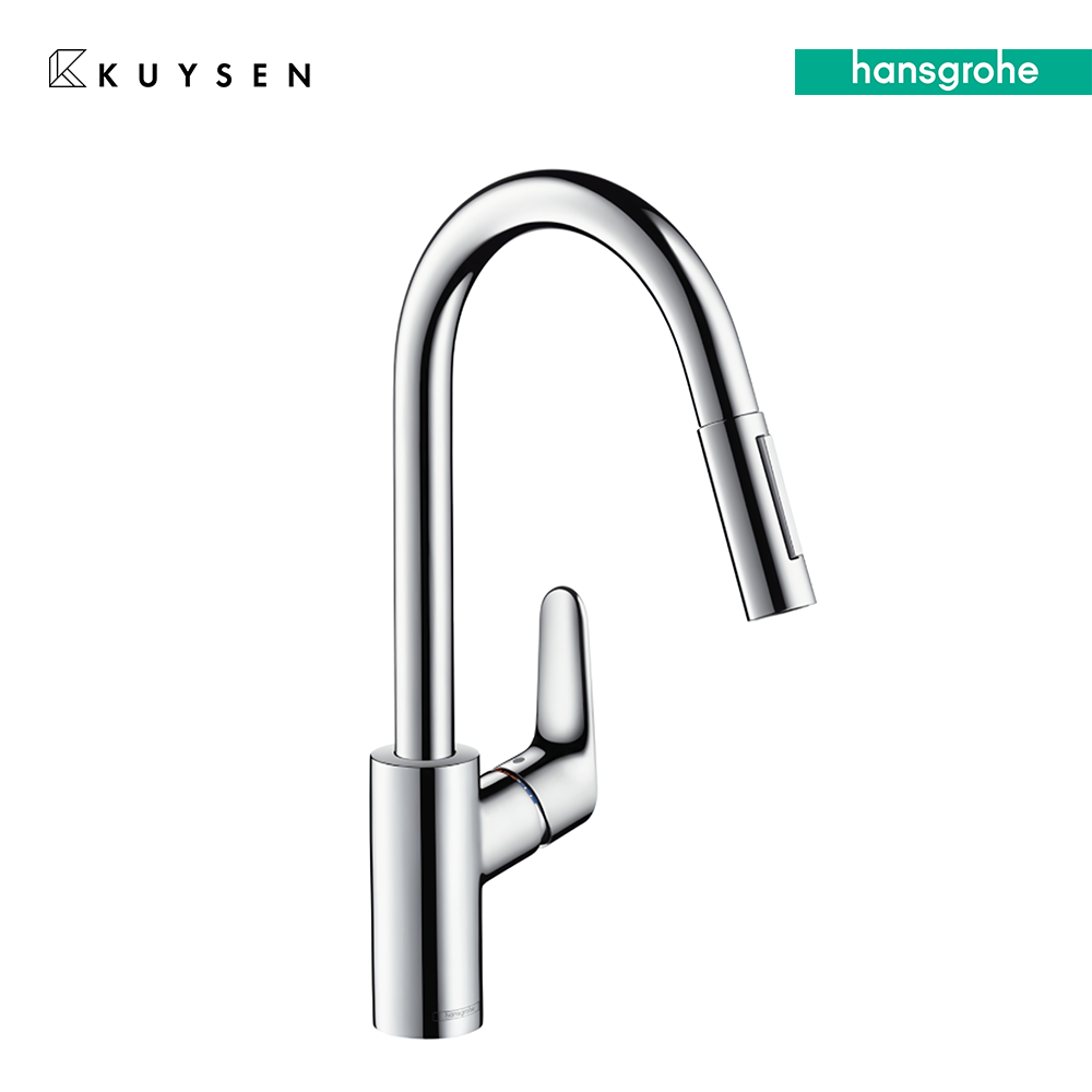 Hansgrohe Focus 240 Sink mixer with pull-out spray 31815.000