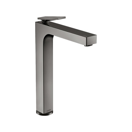 Axor Citterio basin mixer 280 high rhombic Polished black chrome 39151.330