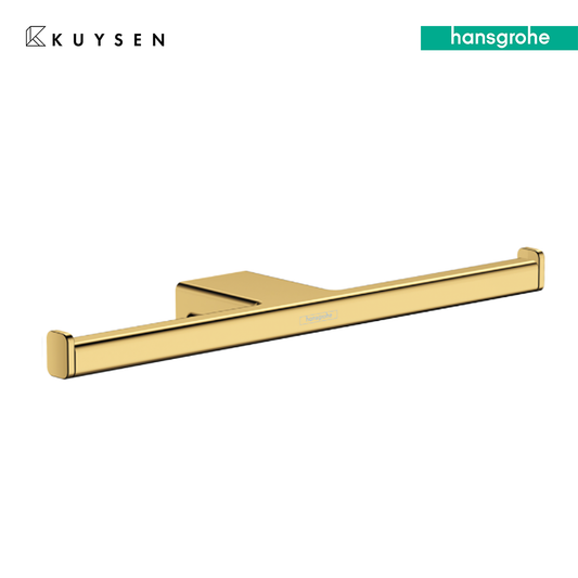 Hansgrohe AddStoris Double roll holder, Polished Gold Optic 41748.997