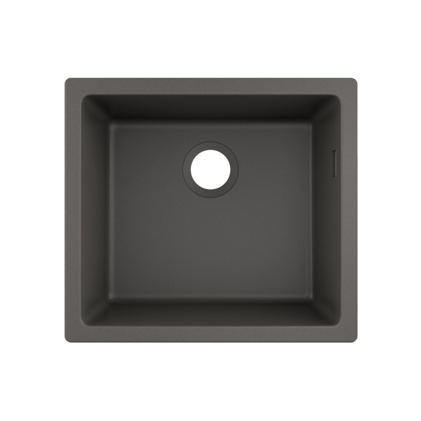 Hansgrohe Silica Tec undermount 1B 450x400 stone grey 43431.290