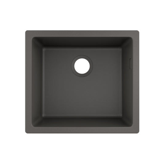Hansgrohe Silica Tec undermount 1B 450x400 stone grey 43431.290