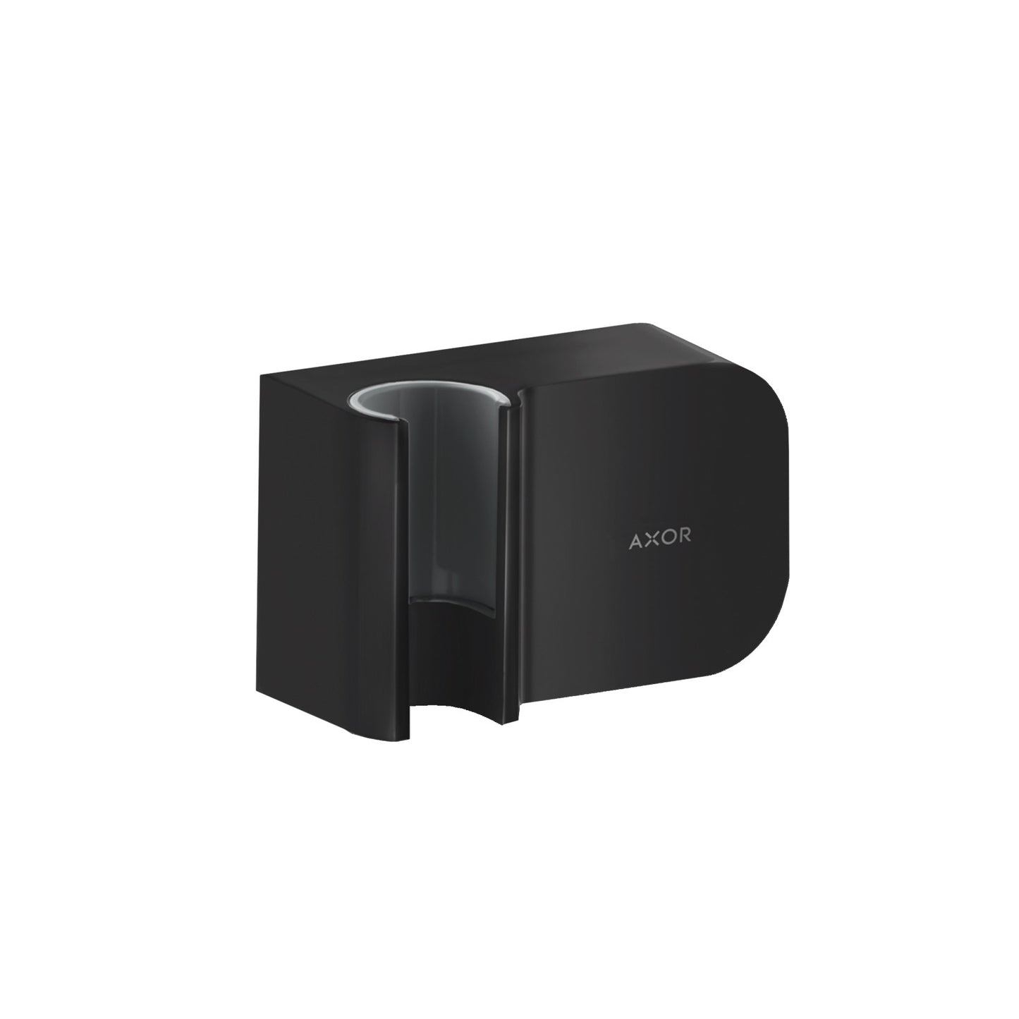 Axor ONE porter set with outlet matt black 45723.670