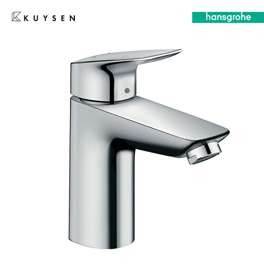 Hansgrohe Logis Basin mixer 100 with pull rod waste set, Chrome 71100.000