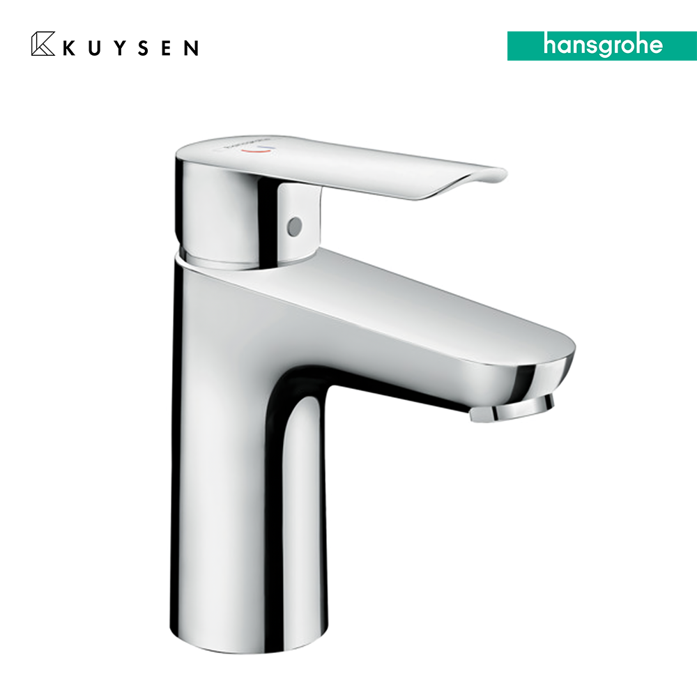 Hansgrohe Logis E Basin mixer 100 CoolStart with pull rod waste set 71165.000