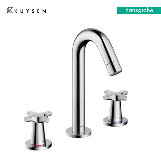 Hansgrohe Logis Classic 3Hole Basin mixer with pull rod waste set 71323.000.