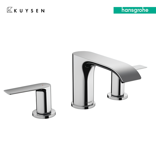Hansgrohe Vivenis 3Hole basin mixer 90 with pop up waste set 75033.000
