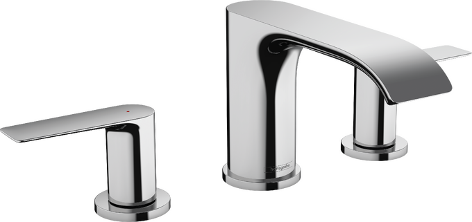 Hansgrohe Vivenis 3Hole basin mixer 90 with pop up waste set 75033.007