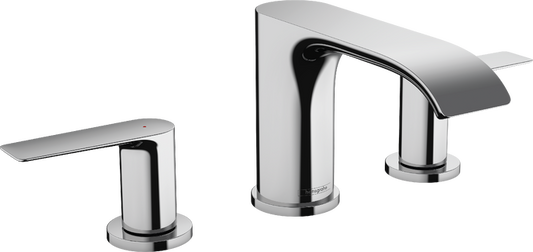 Hansgrohe Vivenis 3Hole basin mixer 90 with pop up waste set 75033.007