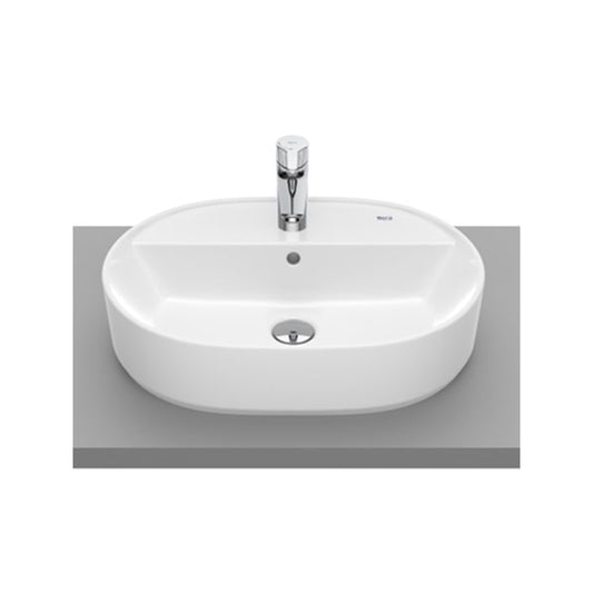 Roca GAP ROUND countertop basin with overflow, with tap hole A3270Y0000
