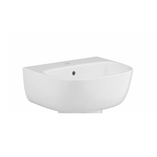 Roca Junior wall hung basin 1TH 50x42cm A32756D00C