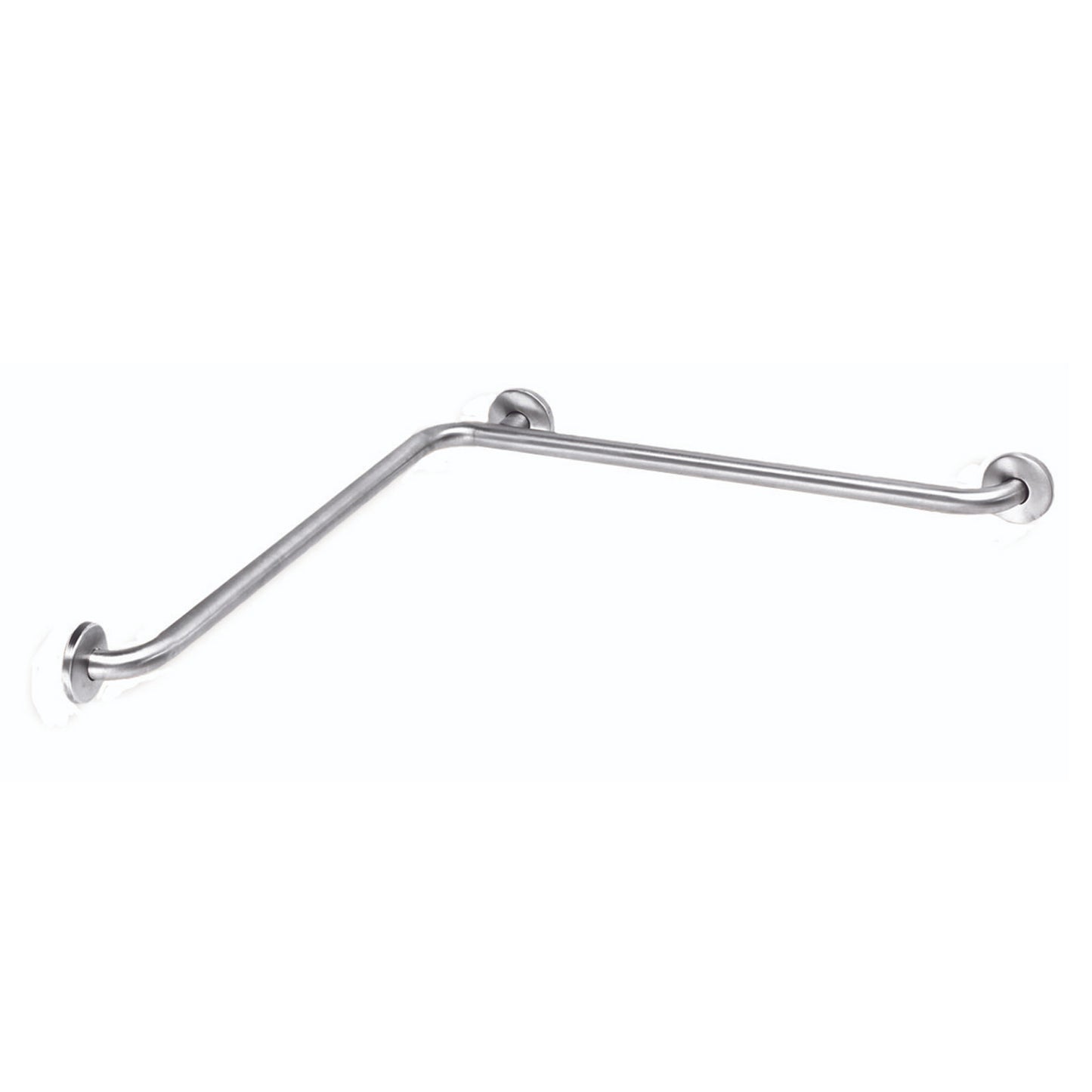Mediclinics L-shaped bar 801x796mm satin BD0700CS
