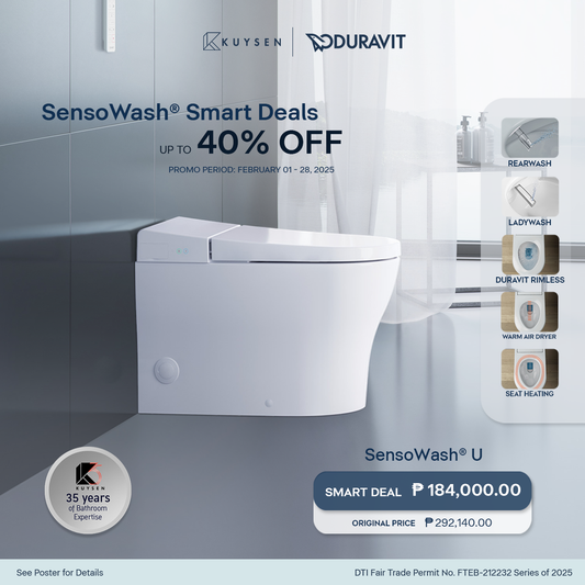 Duravit SensoWash U Bidet Toilet 622000.01.2000300