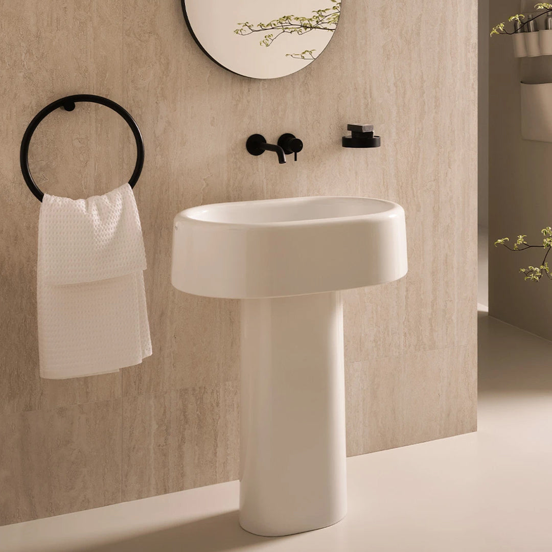 Cielo Itaca Pedestal Washbasin