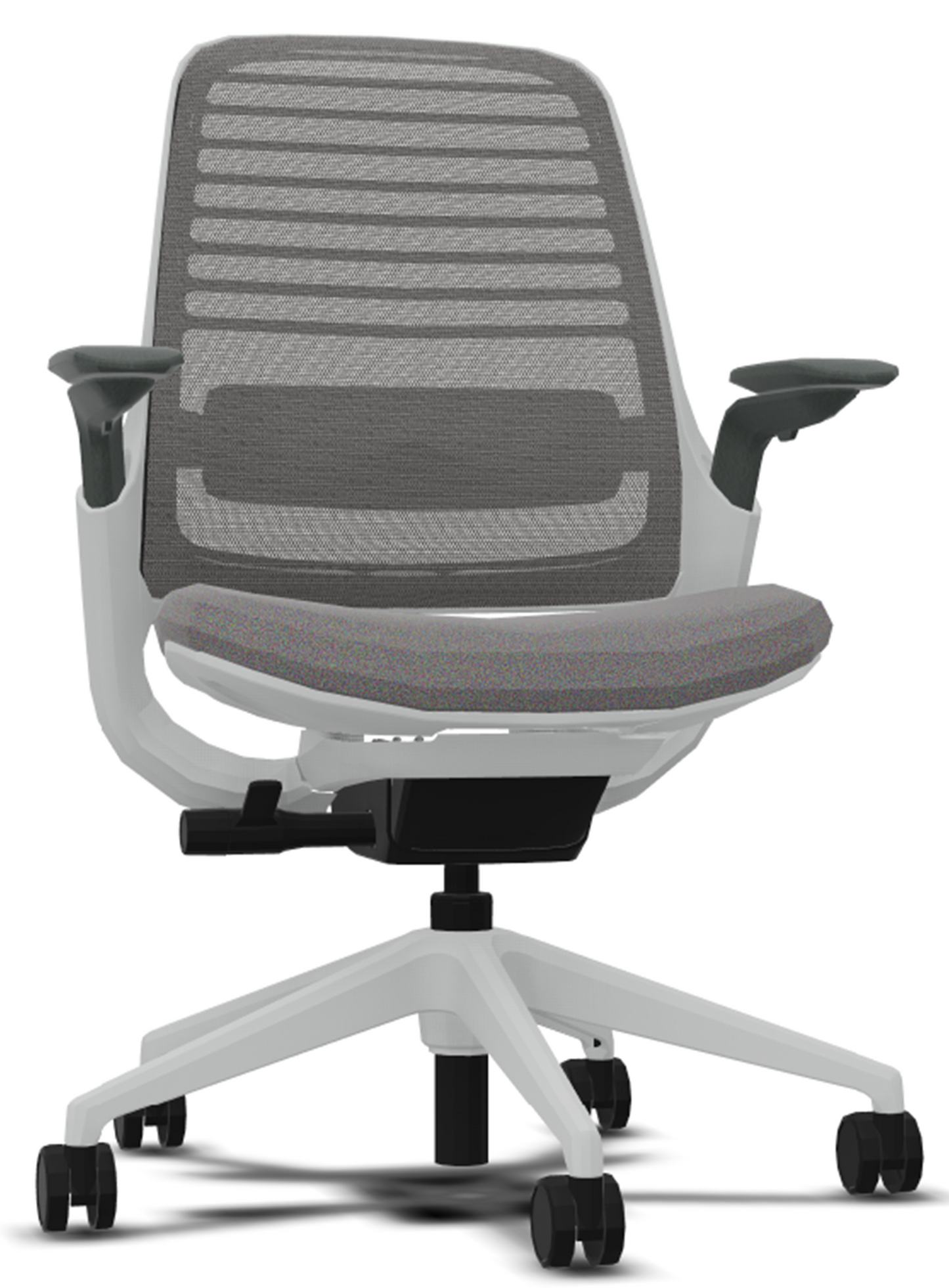 Steelcase SERIES1 without headrest 3Dknit rhino/seagull KSS13D-J548/6053