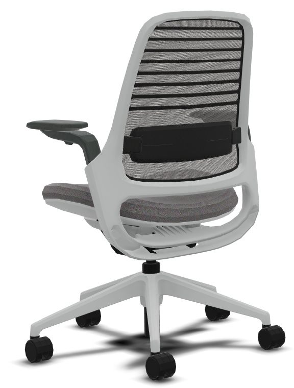 Steelcase SERIES1 without headrest 3Dknit rhino/seagull KSS13D-J548/6053
