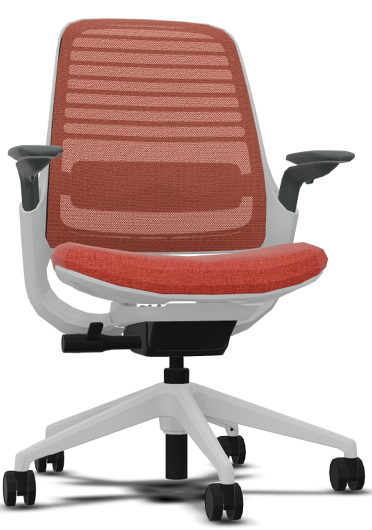 Steelcase SERIES1 without headrest 3Dknit saffron/seagull KSS13D-K607/6053