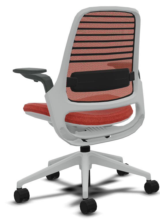 Steelcase SERIES1 without headrest 3Dknit saffron/seagull KSS13D-K607/6053