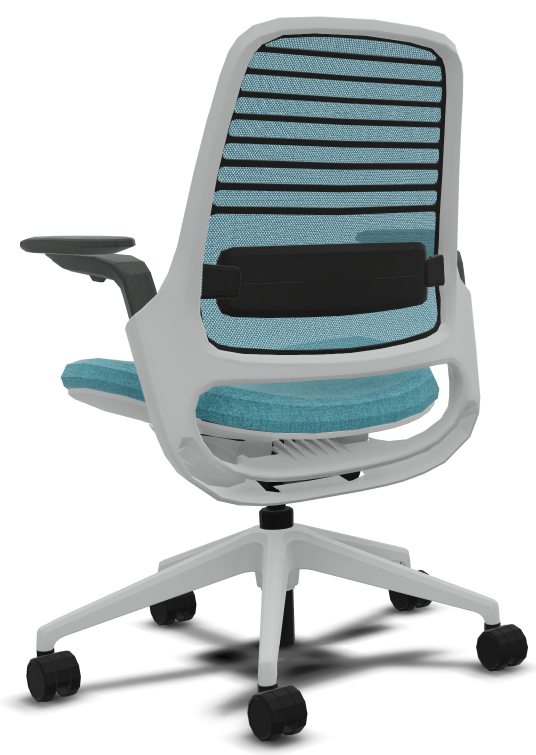 Steelcase SERIES1 without headrest 3Dknit lagoon/seagull KSS13D-K610/6053