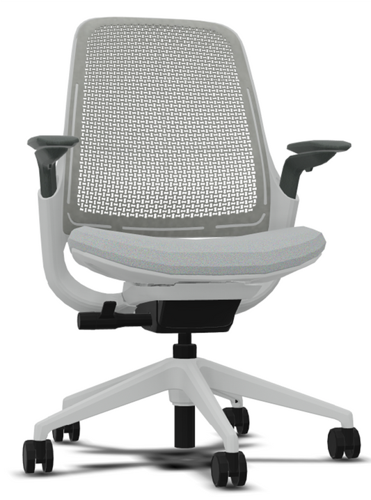 Steelcase SERIES1 without headrest Airback nickel/seagull KSS1AB-J555/6053