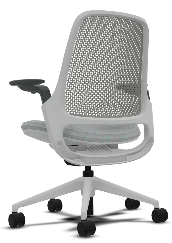 Steelcase SERIES1 without headrest Airback nickel/seagull KSS1AB-J555/6053