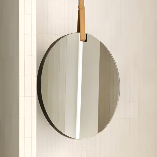 Cielo One-Sided Mirror with Leather Belt