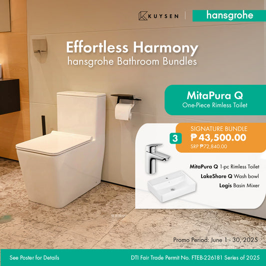 HANSGROHE MITAPURA Q + LAKESHORE Q Bundle 3