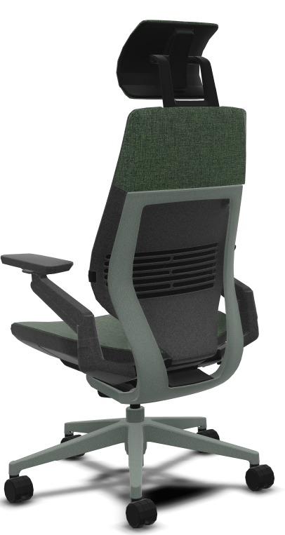 Steelcase GESTURE with Headrest lizard/dark solid SCGSHR-K602/SOL