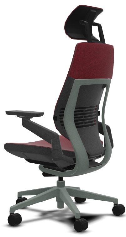 Steelcase GESTURE with Headrest merlot/sterlingdark SCGSHR-K608/SOL