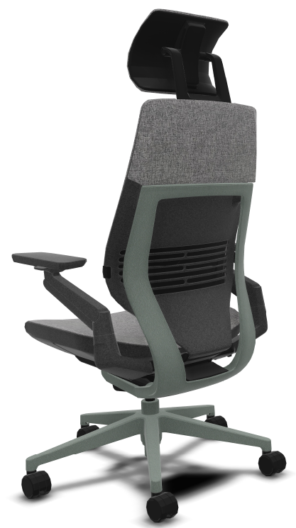 Steelcase GESTURE with Headrest iron/dark solid SCGSHR-K613/SOL