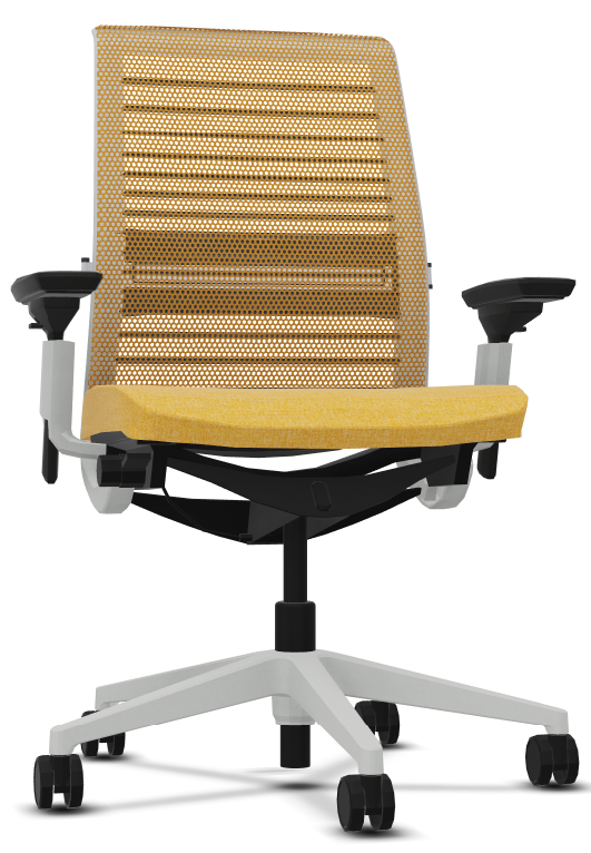 Steelcase THINK without headrest 3Dknit honey/seagull SCTH3D-K605/7243