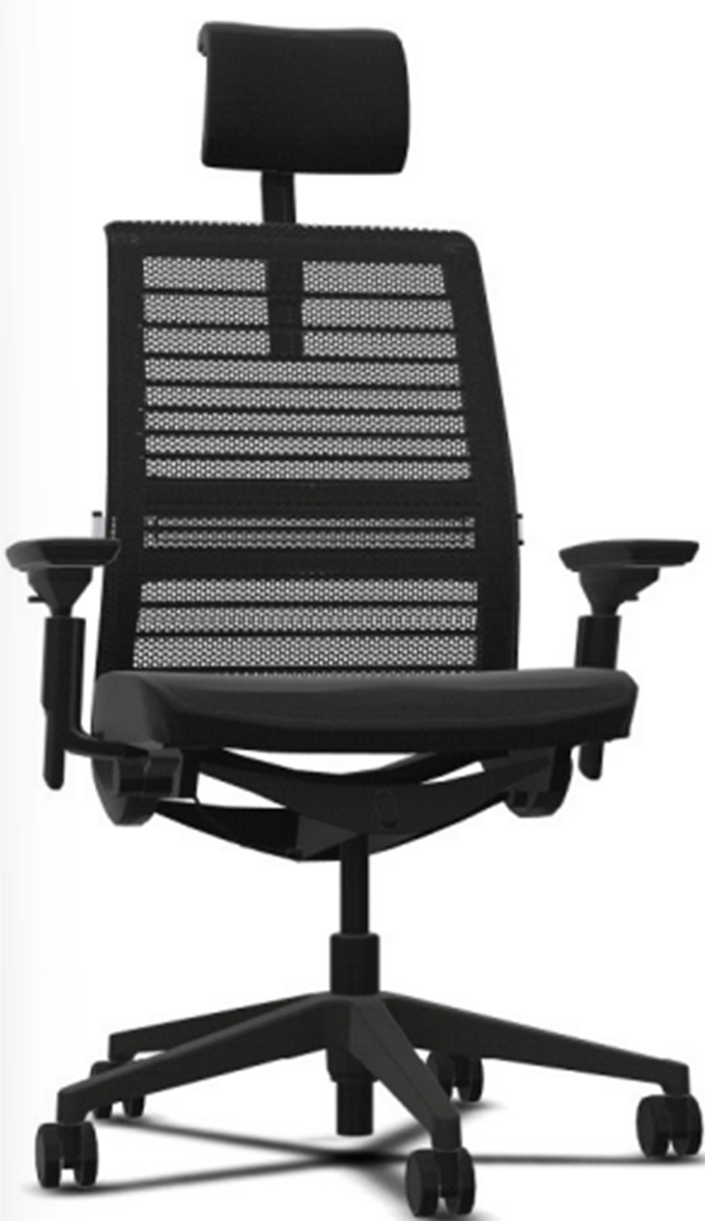 Steelcase THINK with headrest 3Dknit ebony/black SCTH3DHR-J501/6205