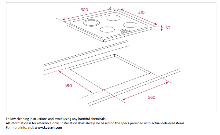 TEKA TZ 6420  Vitroceramic Hob 4023.9020