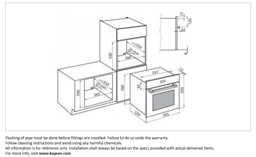 Foster FL One Touch built in oven 7106 654