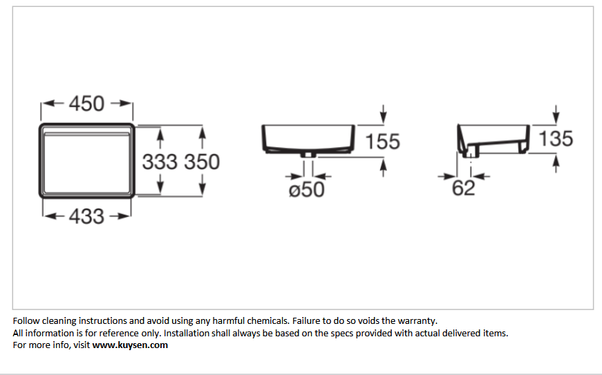 Roca Tura countertop basin without overflow A327691000