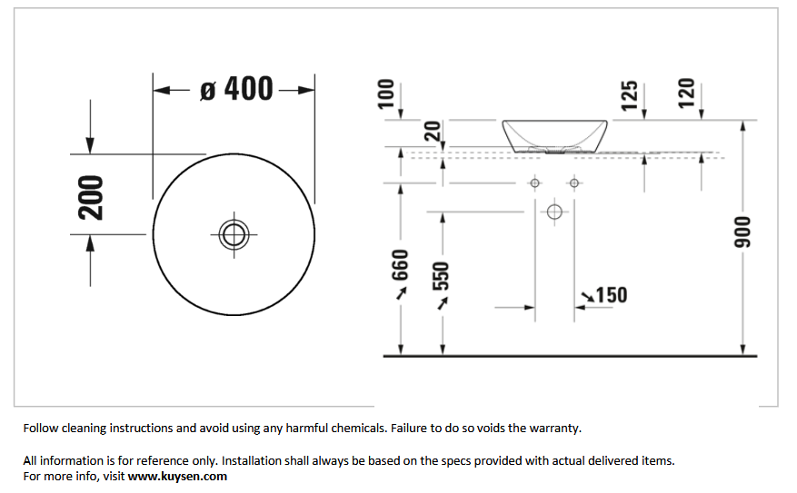 Duravit D-Neo washbowl without overflow 400mm 237140.0070