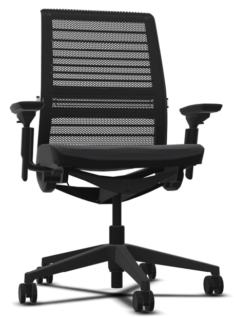Steelcase THINK without headrest 3Dknit ebony/black SCTH3D-J501/6205
