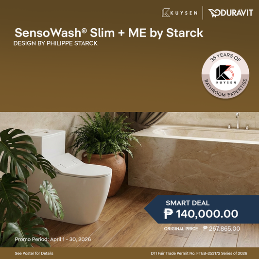 Duravit SensoWash Slim + ME by Starck 611000.00.2000300 + 217151.00001