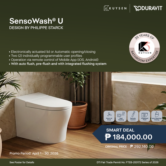 Duravit SensoWash U Bidet Toilet 622000.01.2000300