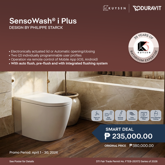 Duravit SensoWash i Plus Intelligent Toilet 620000.00.2500320