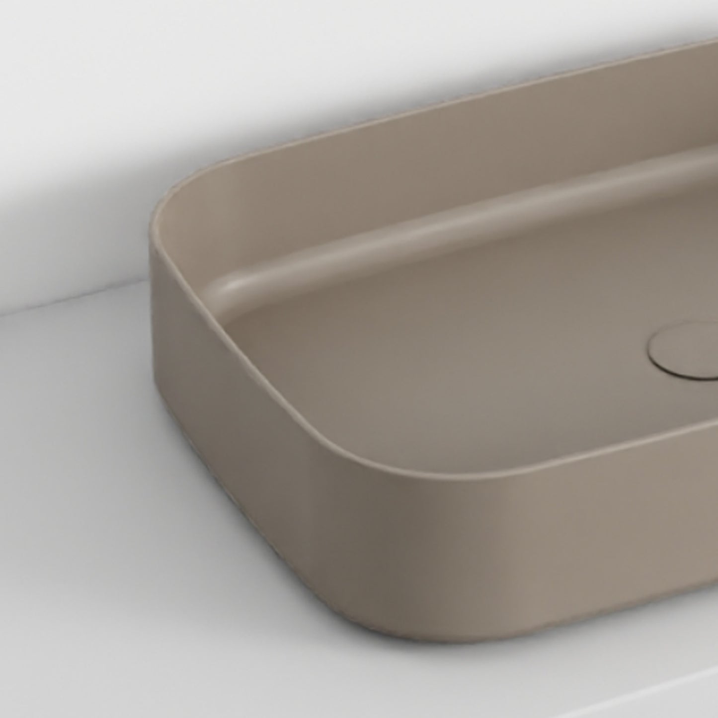 Cielo Shui Comfort Rectangular Washbasin Arenaria