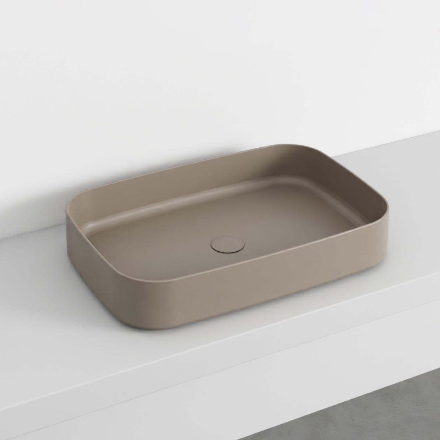Cielo Shui Comfort Rectangular Washbasin Arenaria