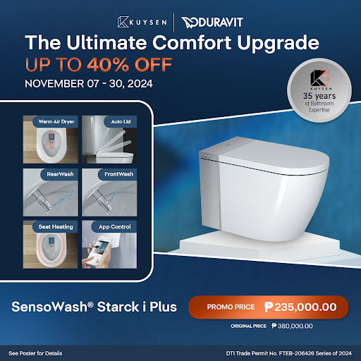 Duravit SensoWash i Plus Intelligent Toilet 620000.00.2500320