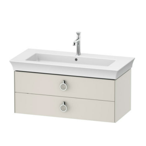 Duravit White Tulip vanity unit 2drawer with Wasbasin
